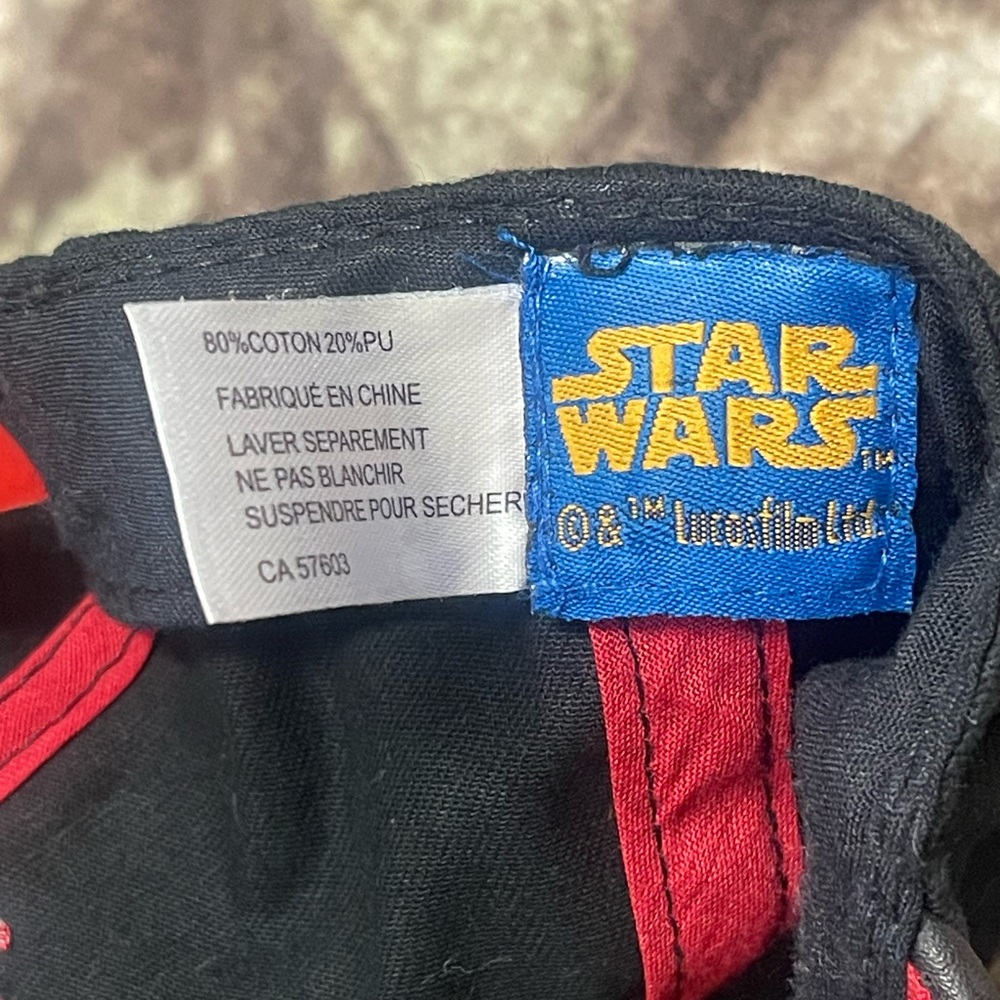 Star Wars Black and Red Cap with Chewbacca Vintage - Picture 4 of 5